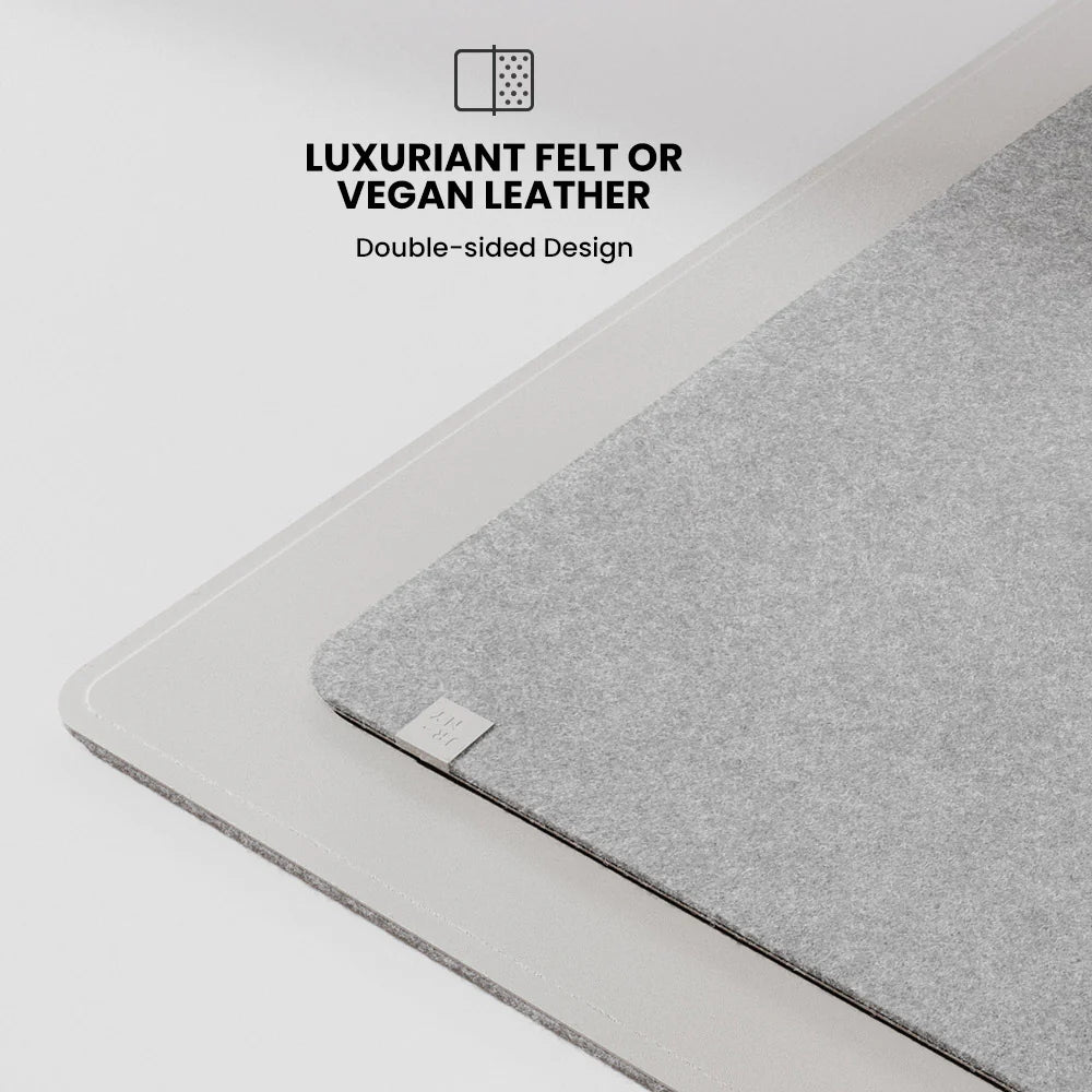 ALTI Wireless Charging Desk Mat – 2-in-1 Mouse Pad with Fast Charging for Phones & Devices