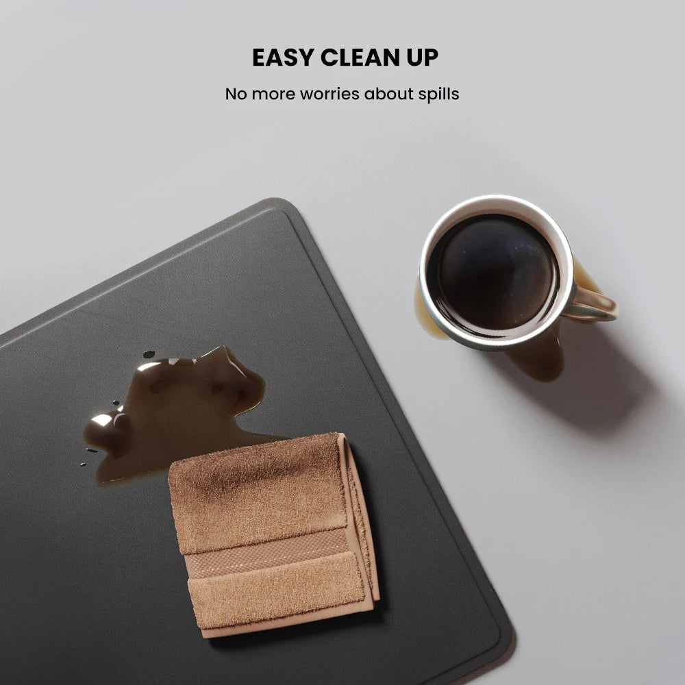 ALTI Wireless Charging Desk Mat – 2-in-1 Mouse Pad with Fast Charging for Phones & Devices