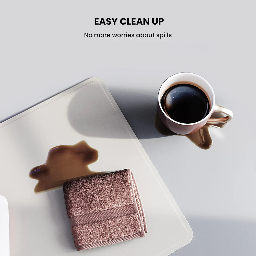 ALTI Wireless Charging Desk Mat – 2-in-1 Mouse Pad with Fast Charging for Phones & Devices