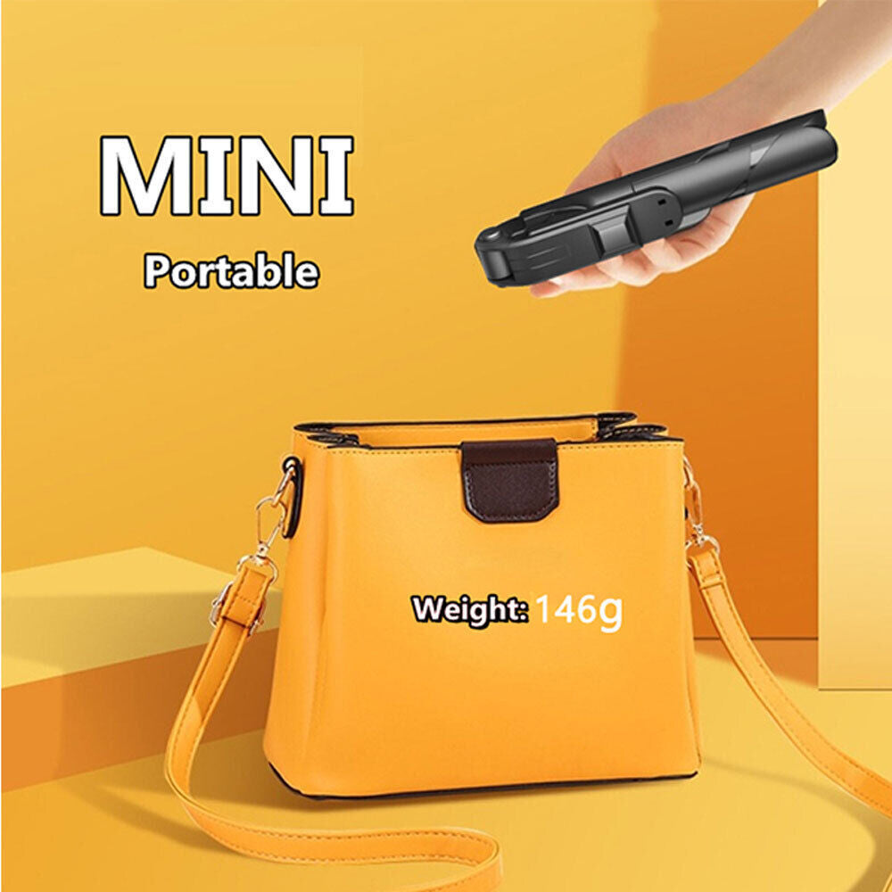 Extendable Travel Tripod Stand – Phone Holder for iPhone & Samsung Smartphones