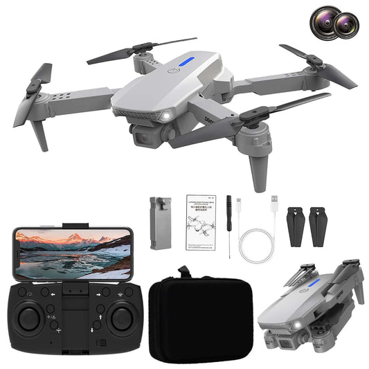 Kids Drone with Camera Foldable Mini Drone for Kids Boys Beginners Toys Drone Gestures Selfie One Key Start 360° Flips Batteries Toy Gifts for Boys