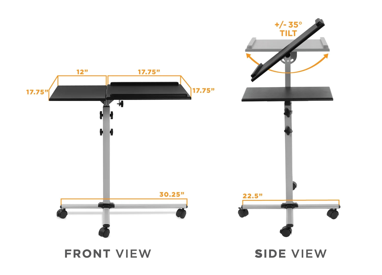 Rolling Laptop Tray & Projector Cart